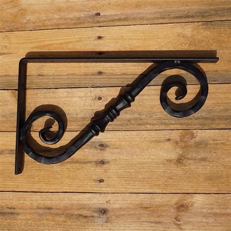 shelf brackets metal old style|vintage wrought iron shelf brackets.